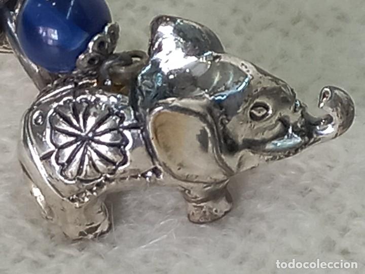 Joyeria: PENDIENTES (ELEFANTE-ARILLA) plateado - Foto 3