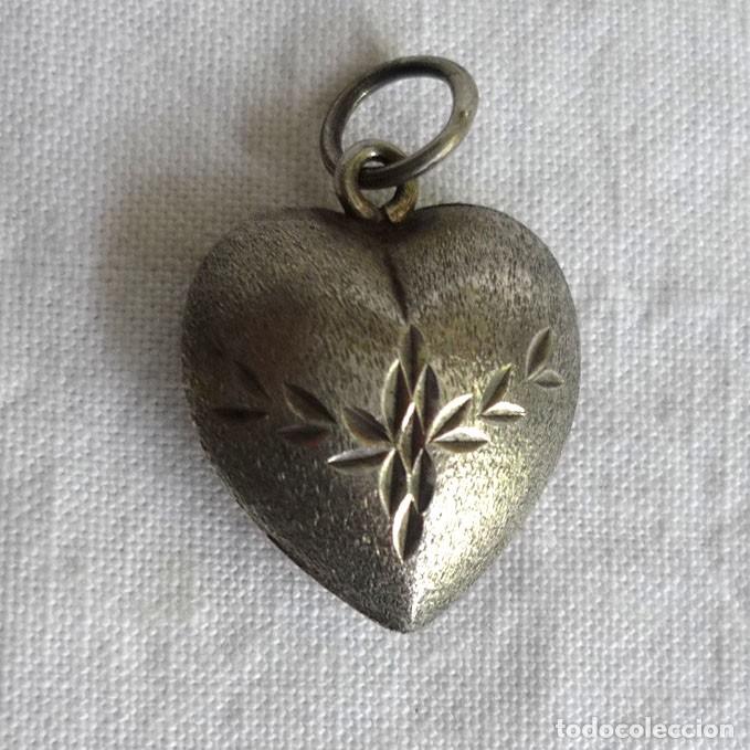 Joyeria: Colgante coraz&oacute;n de plata - Foto 1