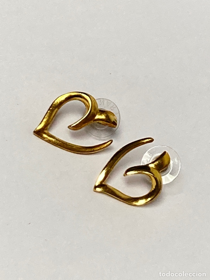 Joyeria: Pendientes chapados de oro - Foto 3