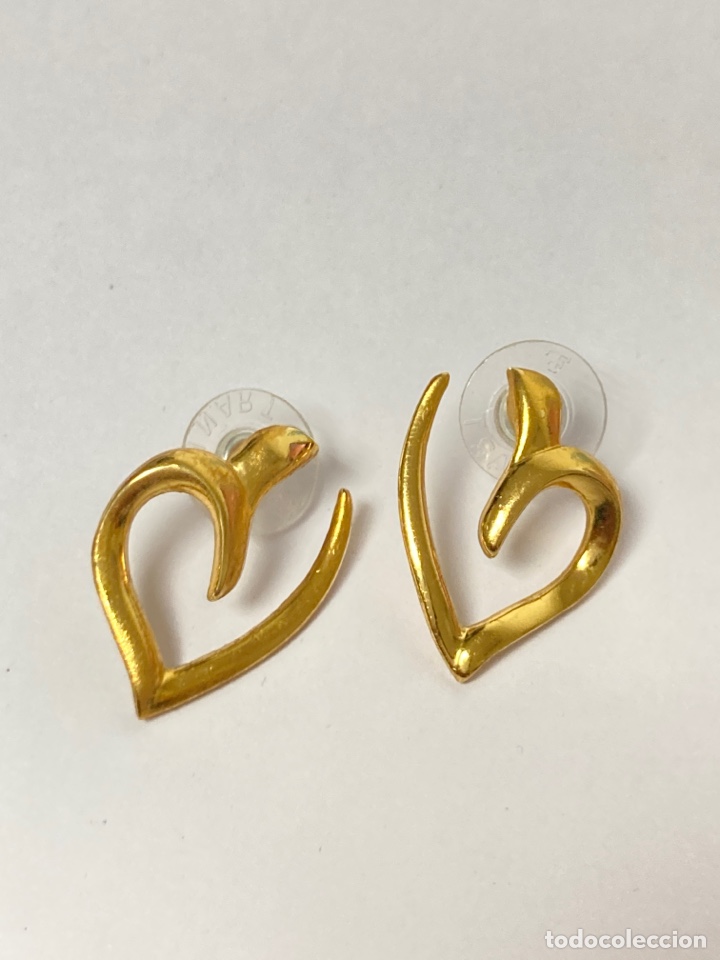Joyeria: Pendientes chapados de oro - Foto 1