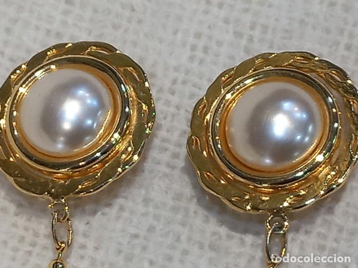 Joyeria: PENDIENTES LAGRIMA ((PERLA GRANDE) dorado - Foto 2