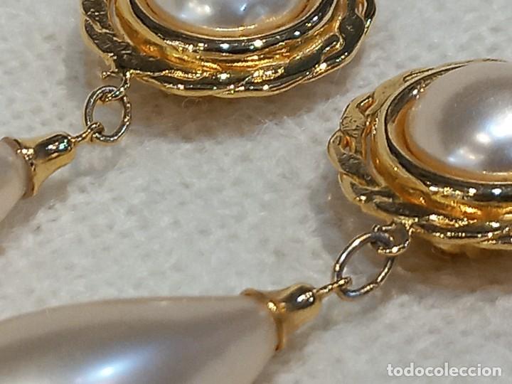 Joyeria: PENDIENTES LAGRIMA ((PERLA GRANDE) dorado - Foto 4