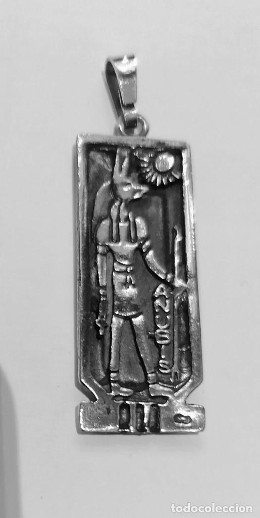 Joaillerie: cartucho egipcio de plata de ley - 40x15mm