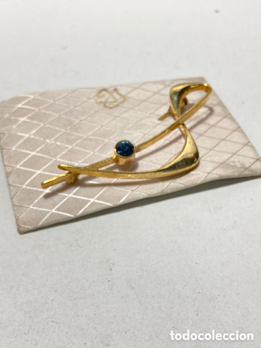 Joyeria: Broche chapado oro 7x3 cm - Foto 1