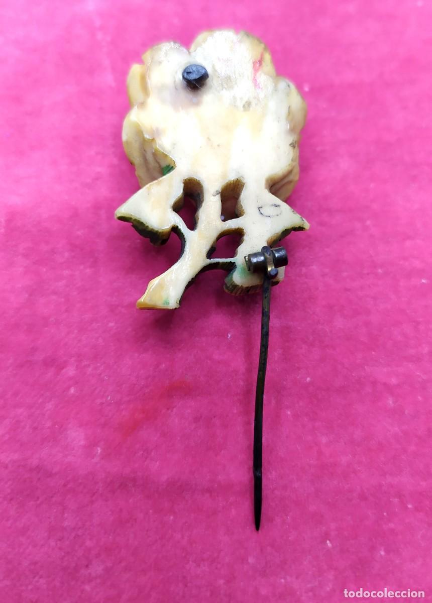 Joyeria: BROCHE DE BAQUELITA EN FORMA DE ROSA - Foto 4