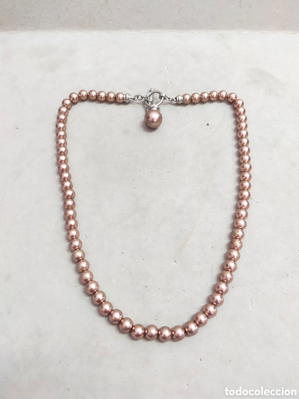Joyeria: COLLAR DE BISUTERIA SIMIL PERLAS Y METAL. - Foto 1