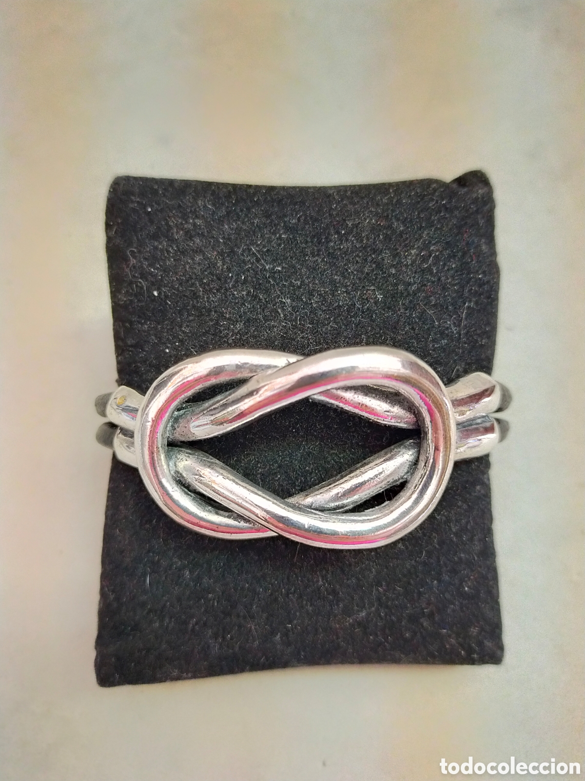 Joyeria: PULSERA DE METAL Y CUERO. CON FORMA DE NUDO. - Foto 1