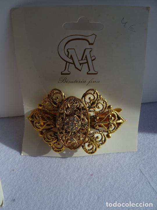 Joyeria: BLISTER CON 1 PASADORES DE PELO VINTAGE A&Ntilde;OS 90 NUEVO - DISE&Ntilde;O MODERNISTA