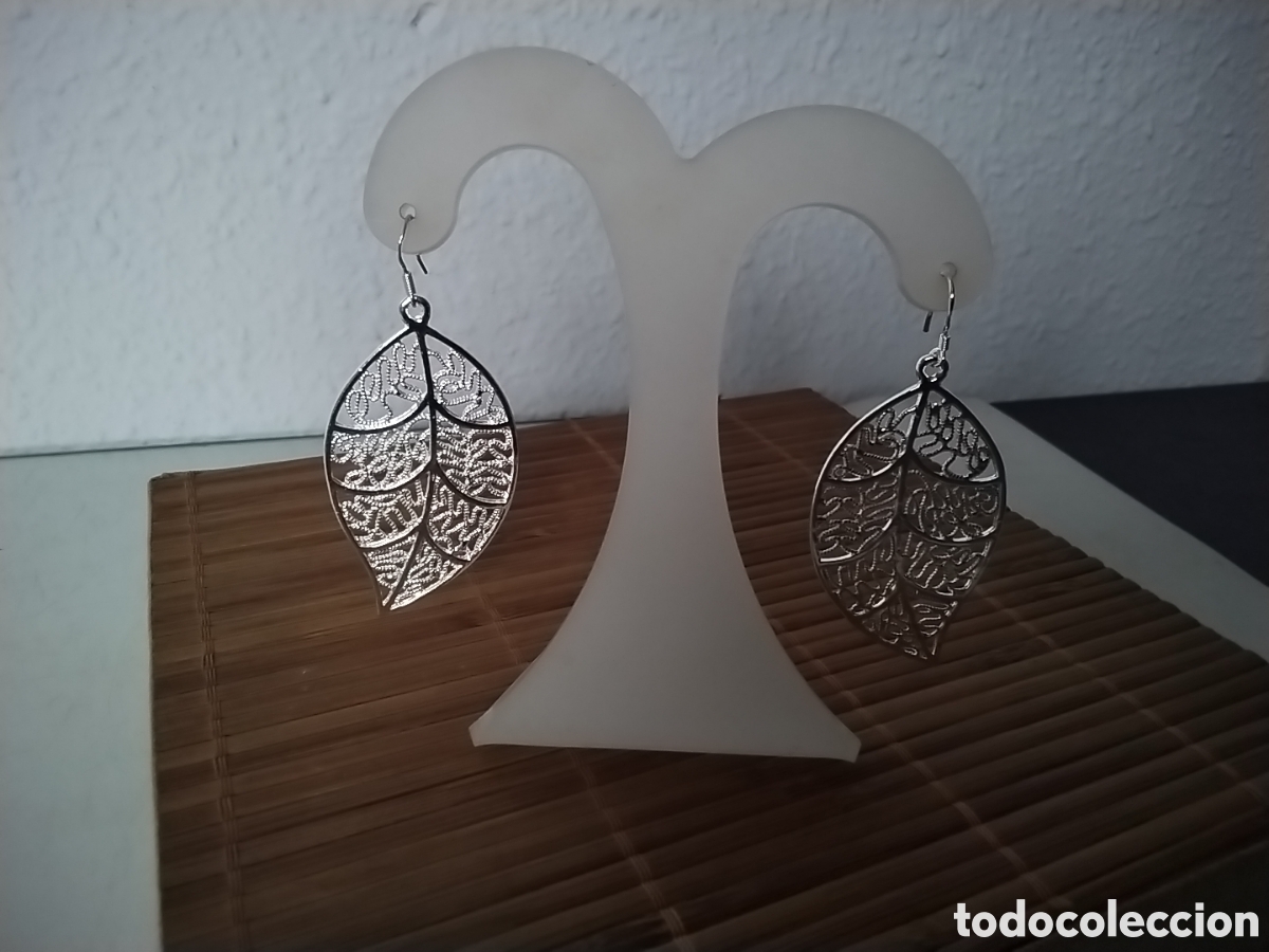 Joaillerie: Pendientes ba&ntilde;o de plata