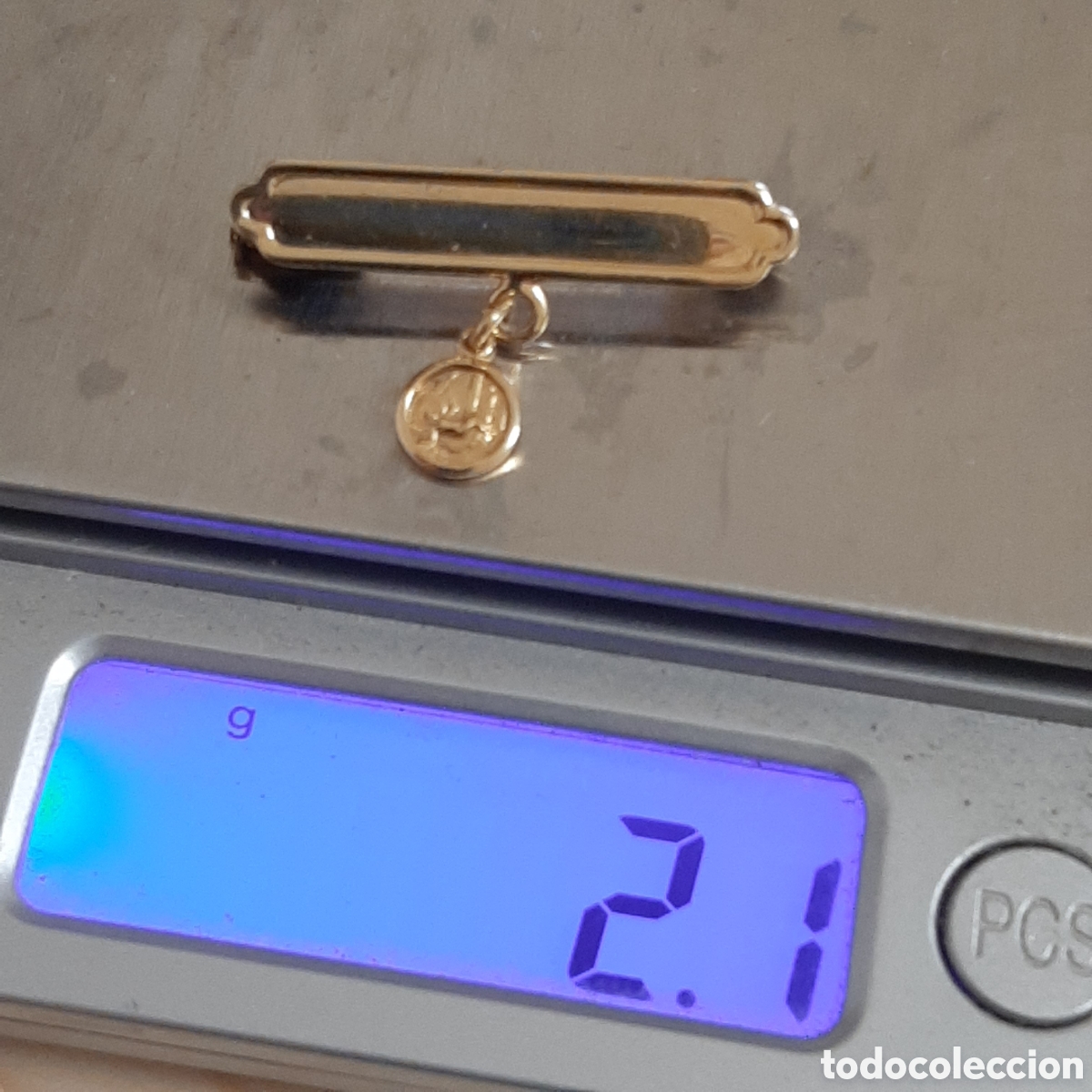 Joyeria: Alfiler de Oro VID para Bebe / 3cm - Foto 5