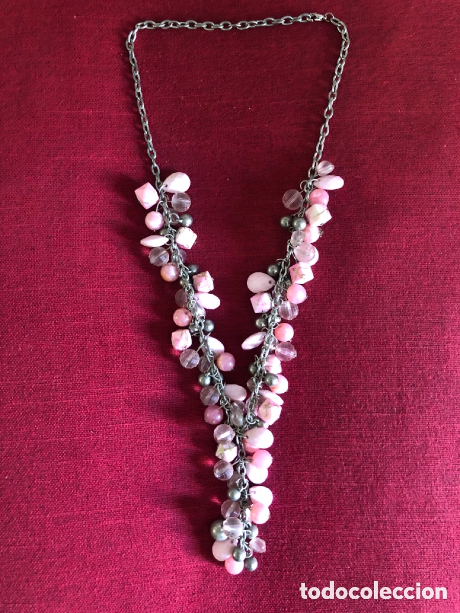 Joalharia: Collar vintage bisuter&iacute;a a&ntilde;os 60 con bolas de pasta