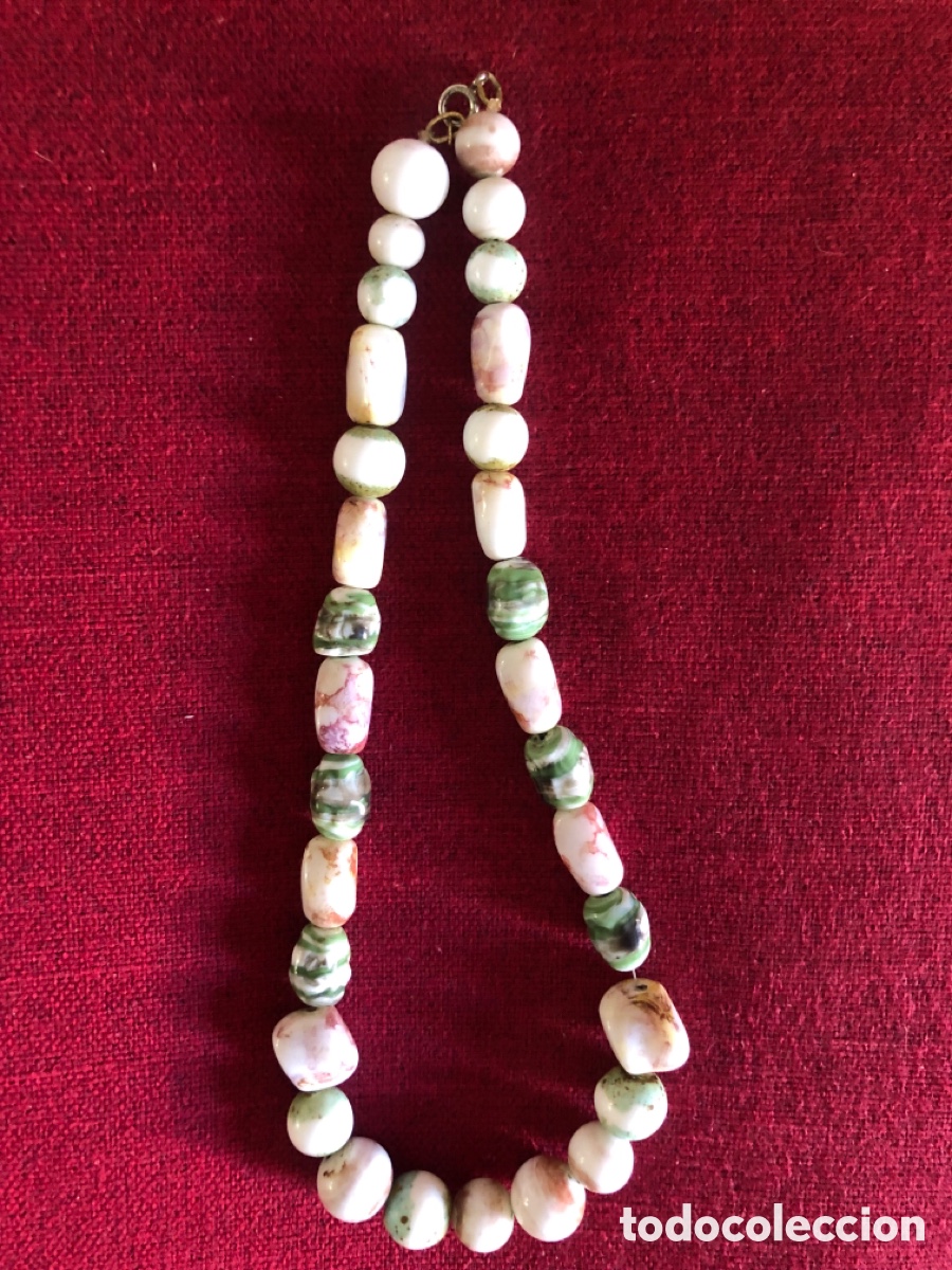 Joalharia: Collar vintage bisuter&iacute;a a&ntilde;os 60 con piedras de colores