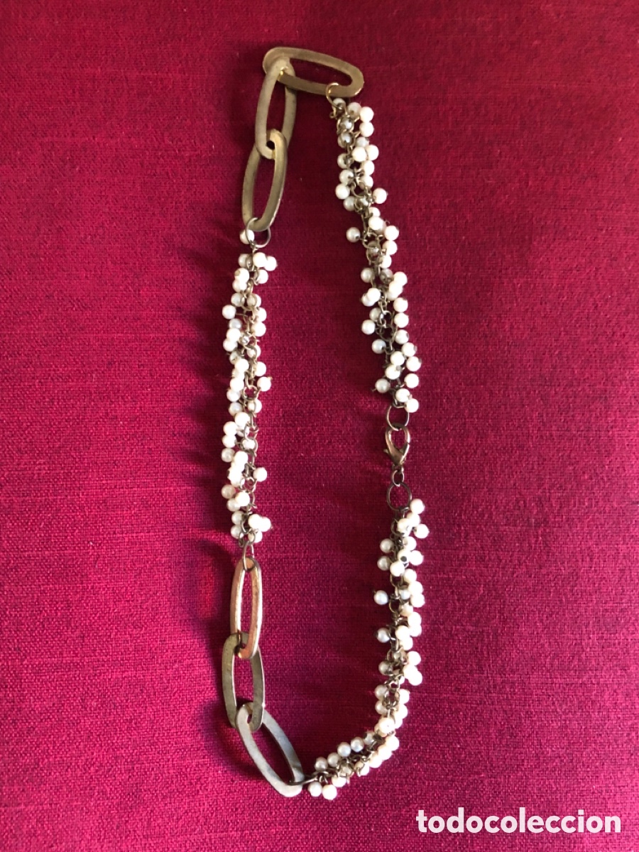 Joalharia: Collar vintage bisuteria a&ntilde;os 60 con perlas.se puede acortar