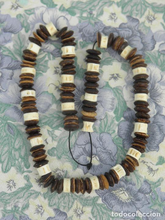 Joyeria: Collar de cuentas de madera - Foto 2