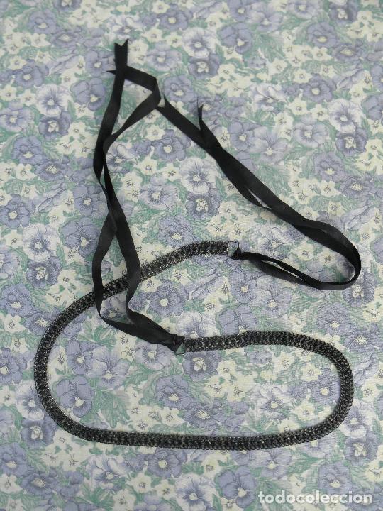 Joyeria: Cintur&oacute;n de cadena con lazos color negro - Foto 2