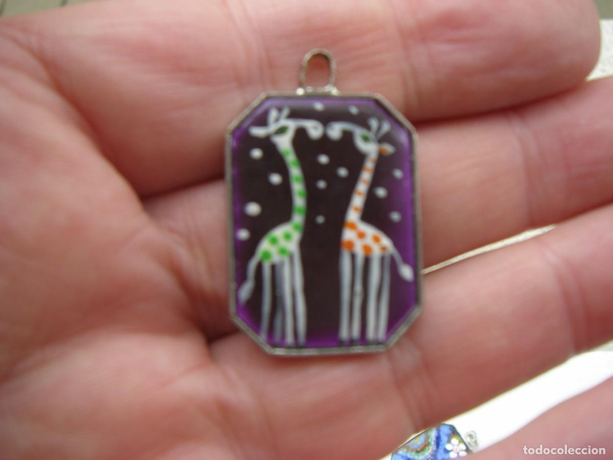 Joyeria: Dos colgantes con bonitos esmaltes. - Foto 4