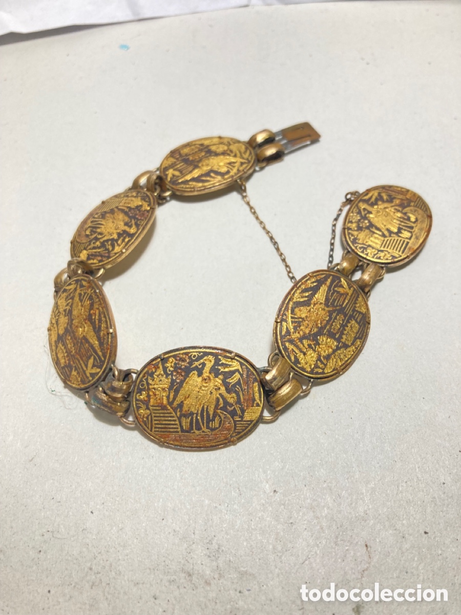 Schmuck: Pulsera damascada 19cm y 18mm de ancha