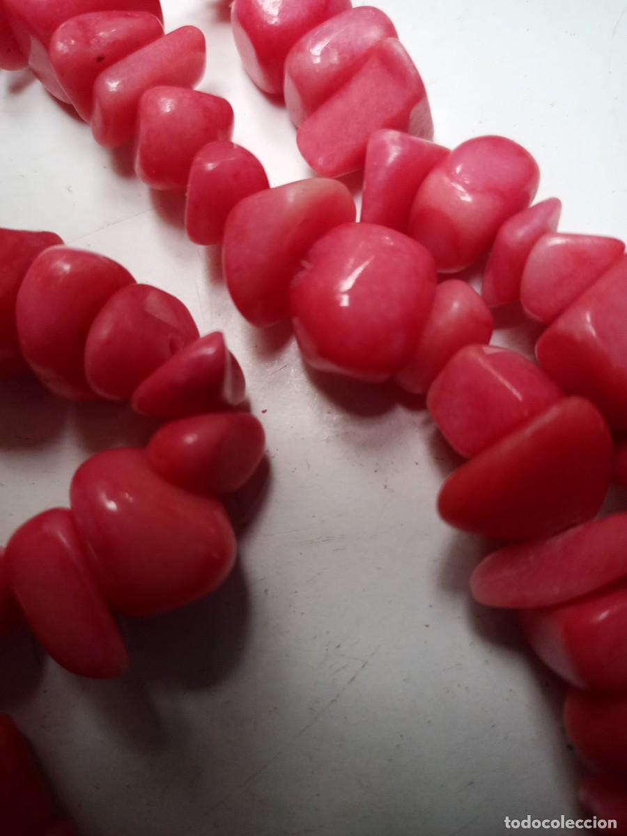 Joyeria: Collar simil coral, piedras duras - Foto 6