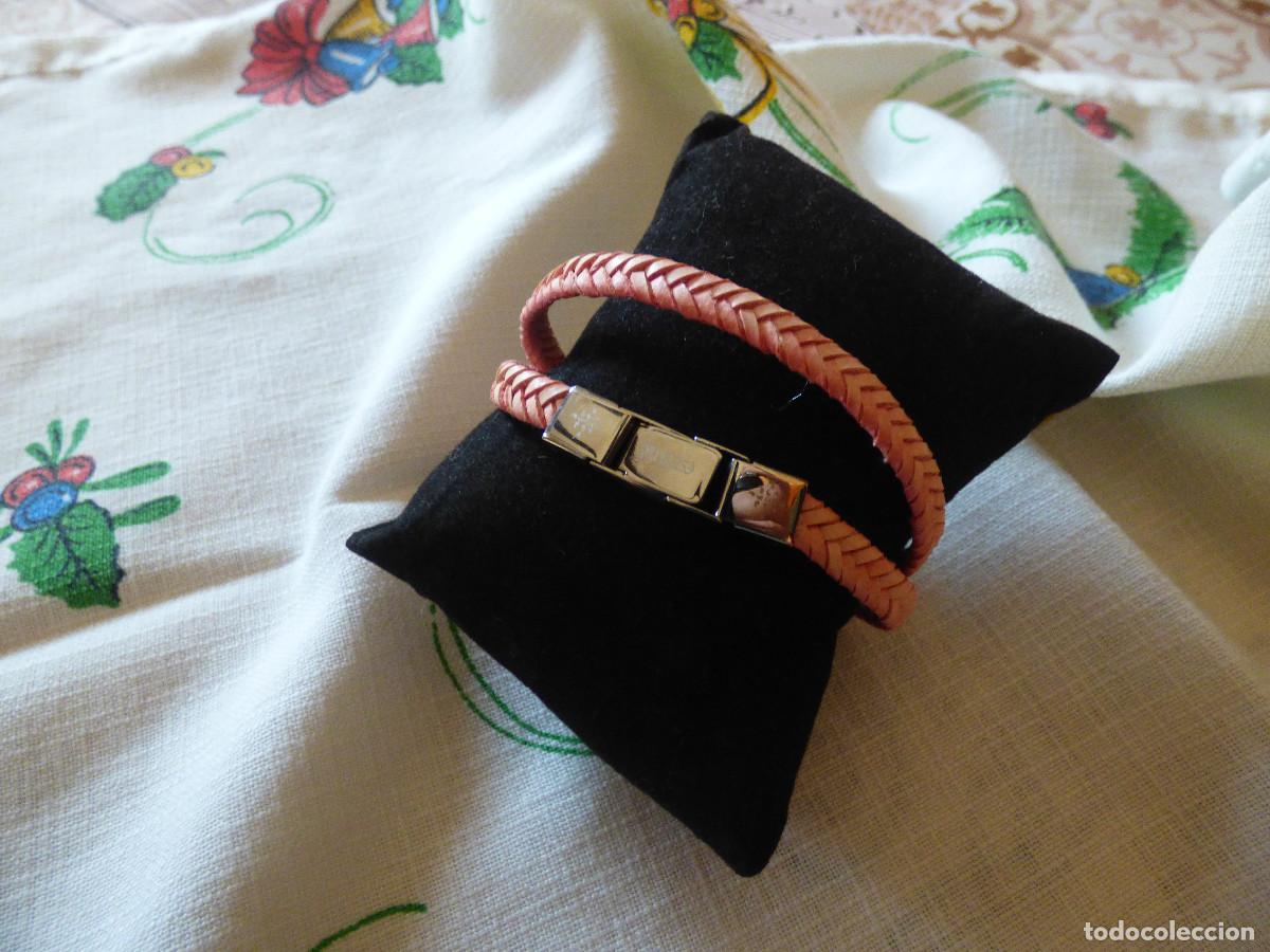 Joyeria: Pulsera piel y acero. - Foto 3