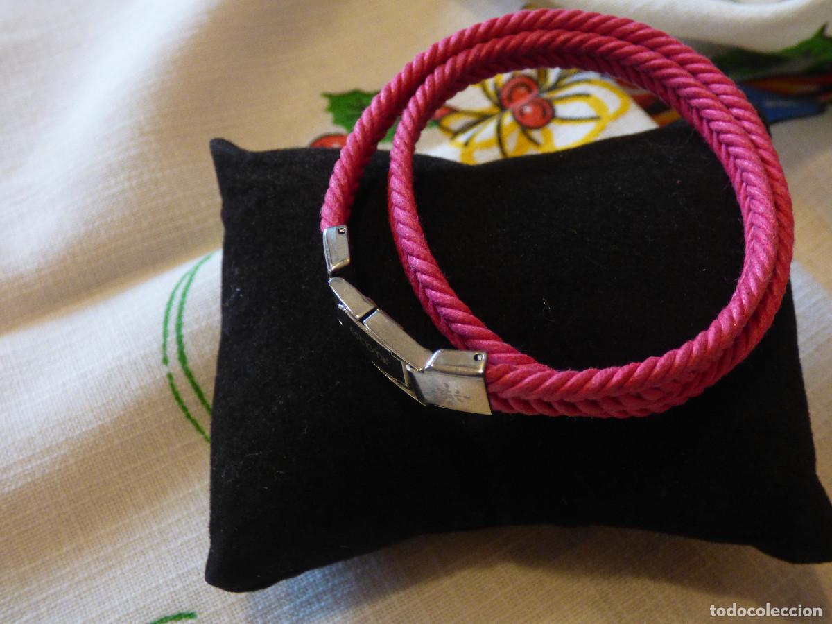 Joyeria: Pulsera de piel y acero - Foto 2