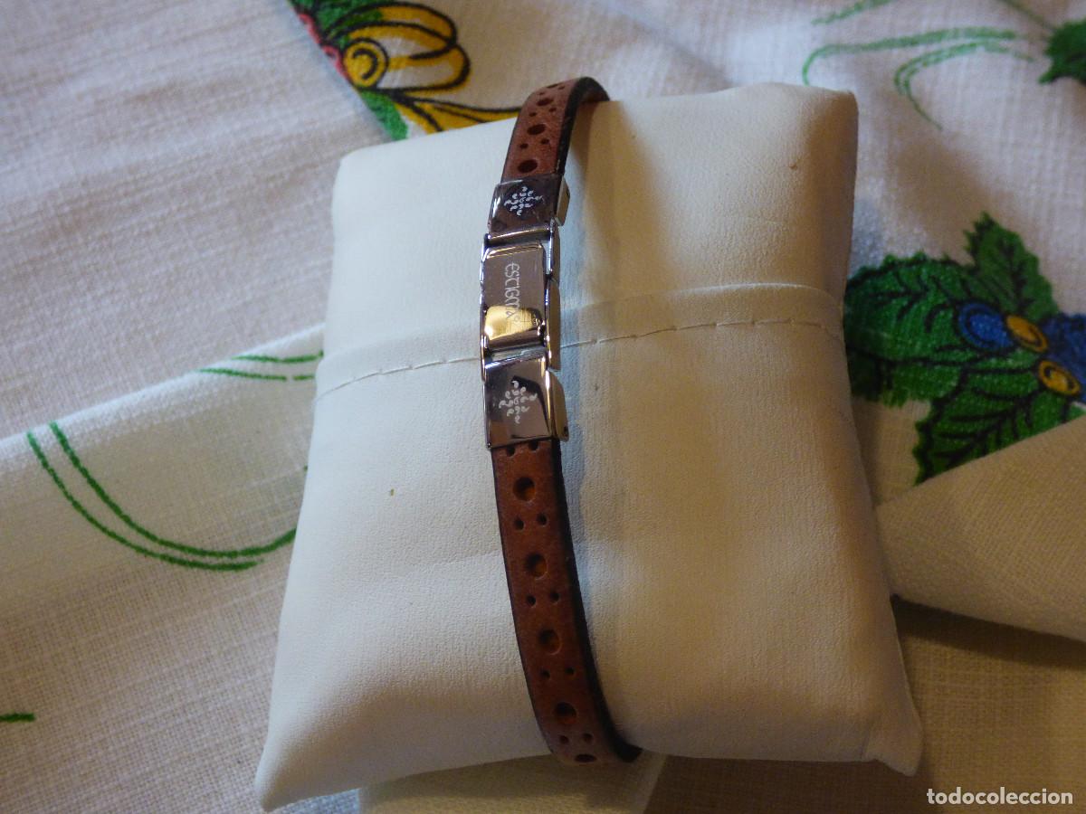 Joyeria: Pulsera de piel y acero - Foto 2
