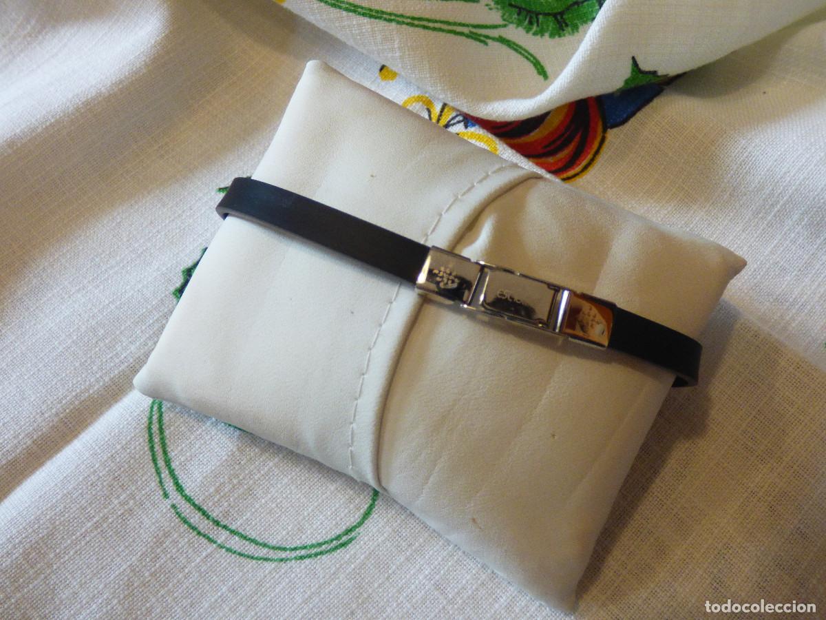 Joyeria: Pulsera, de caucho y acero - Foto 2