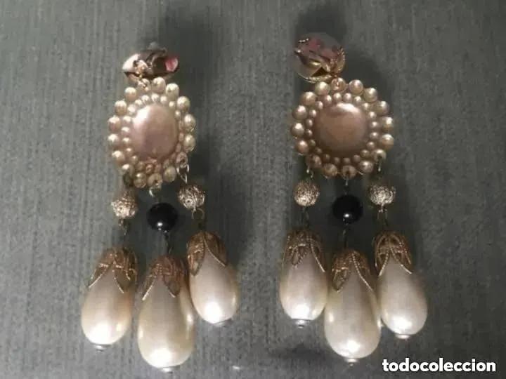 Joyeria: ANTIGUOS PENDIENTES TRAJE REGIONAL - Foto 2