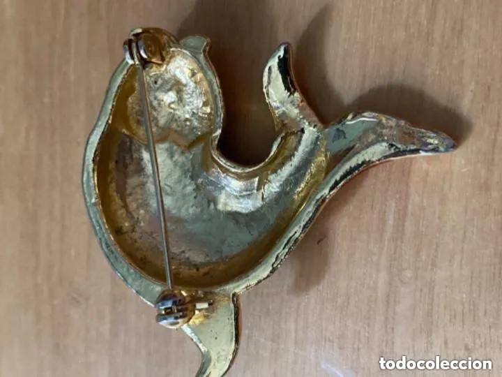 Joyeria: ANTIGUO Y BONITO BROCHE PEZ CARPA - Foto 2
