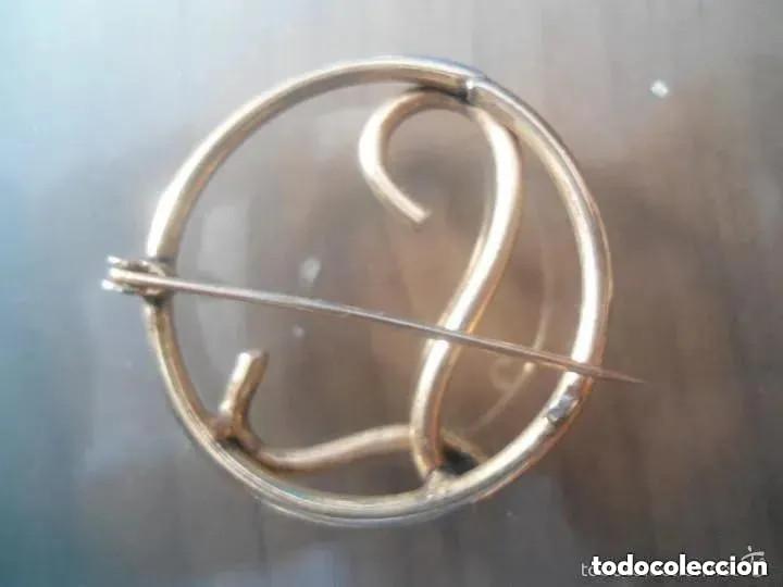 Joyeria: ANTIGUO BROCHE LETRA L - Foto 2
