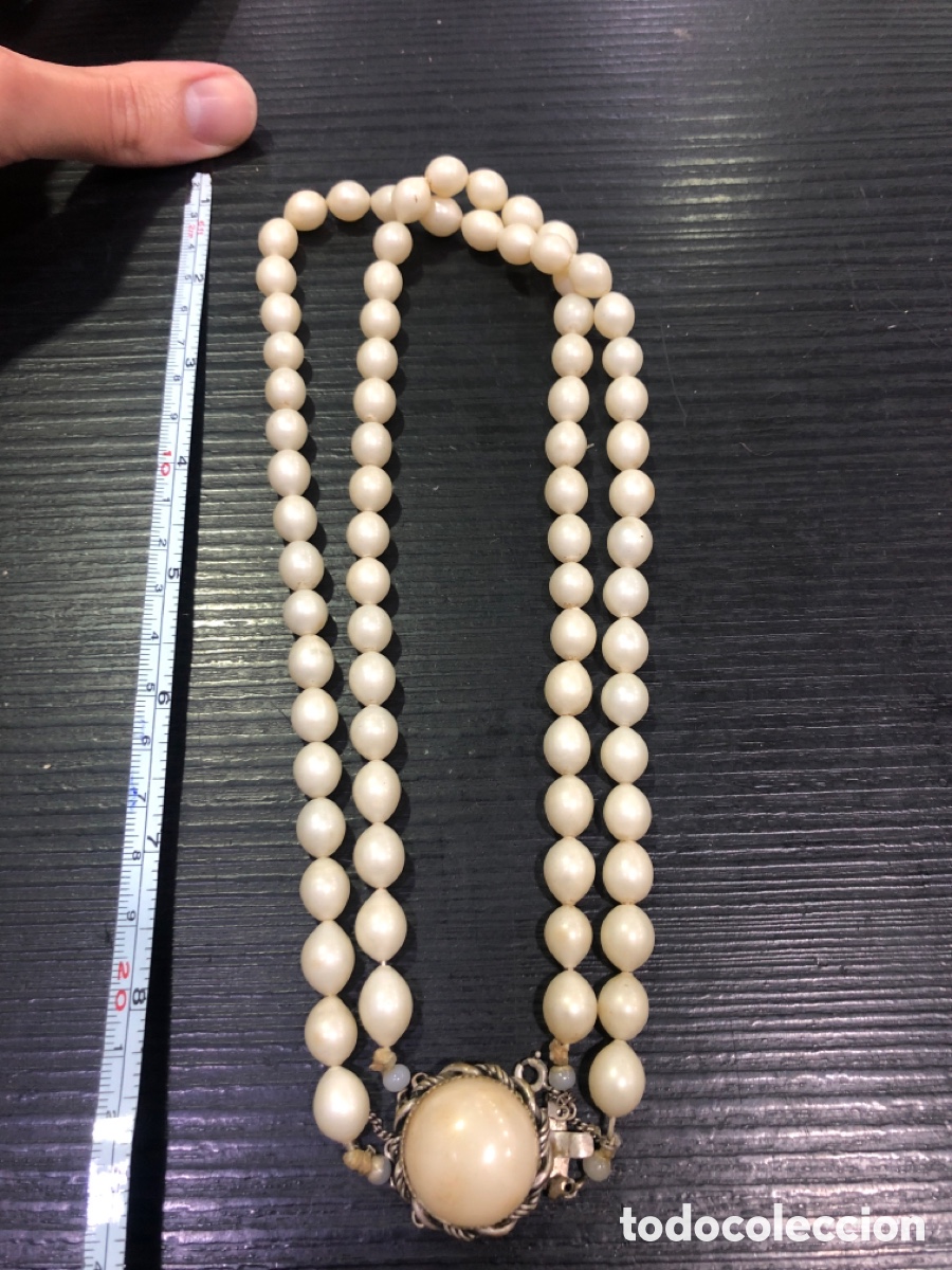 Joyeria: Antigua gargantilla de perlas (L15) - Foto 1