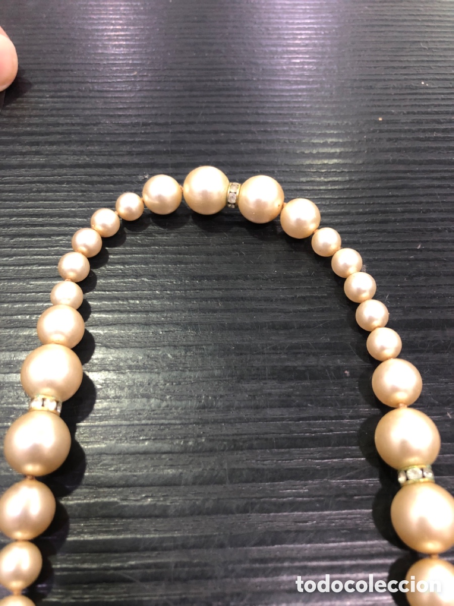 Joyeria: Antigua gargantilla de perlas (L15) - Foto 3