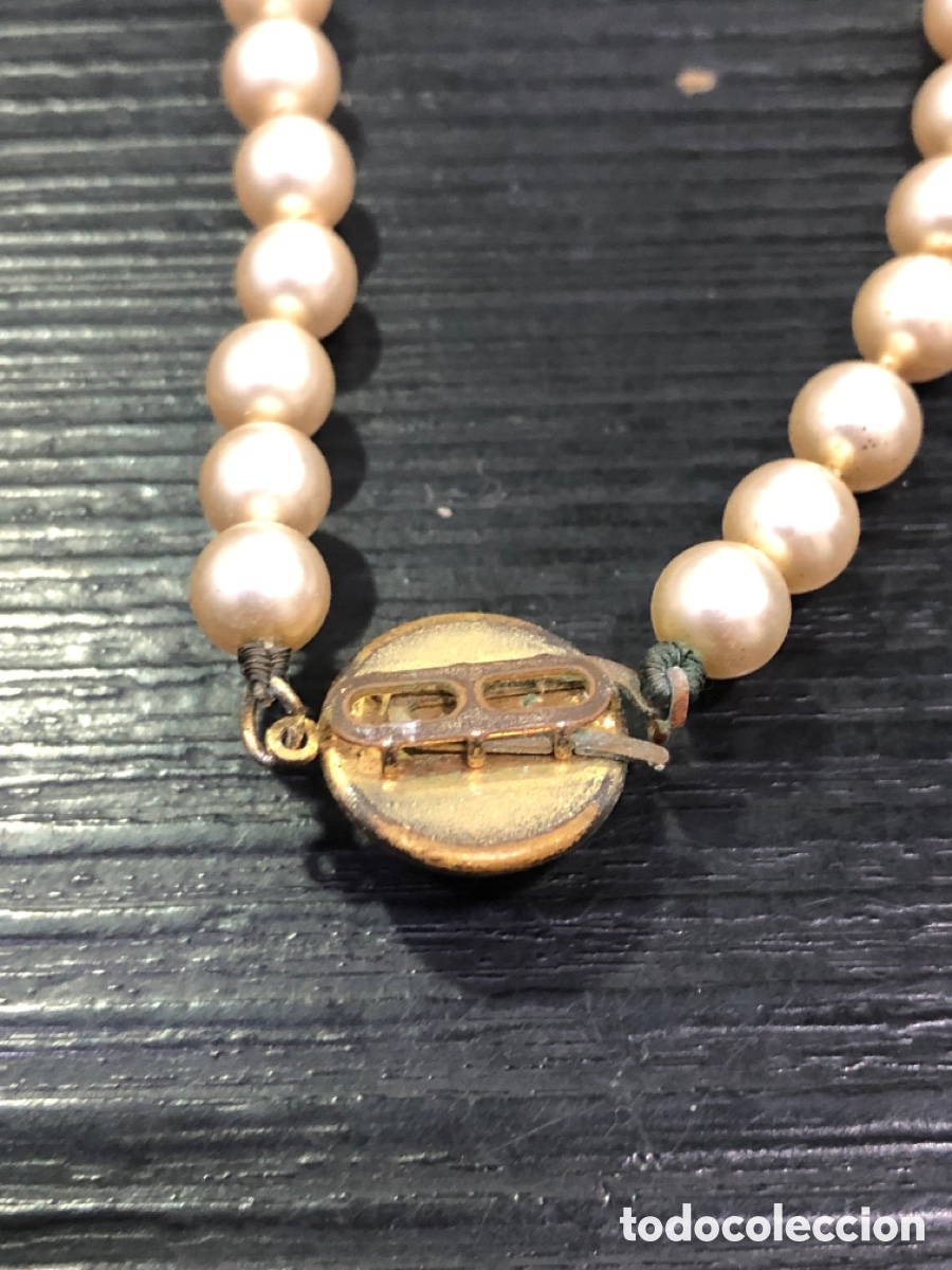 Joyeria: Antigua gargantilla de perlas (L15) - Foto 4