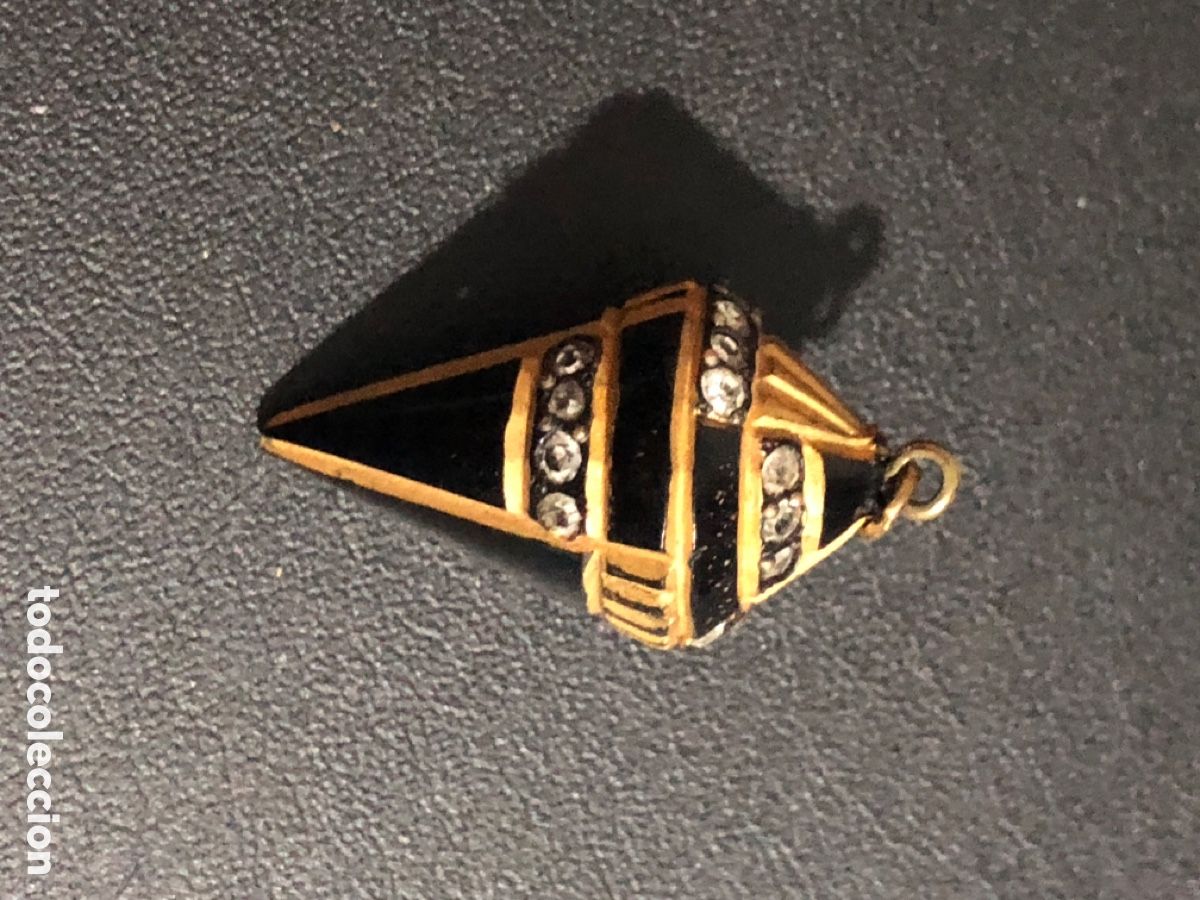 Joyeria: Antiguo Colgante art deco 3 cm - Foto 3