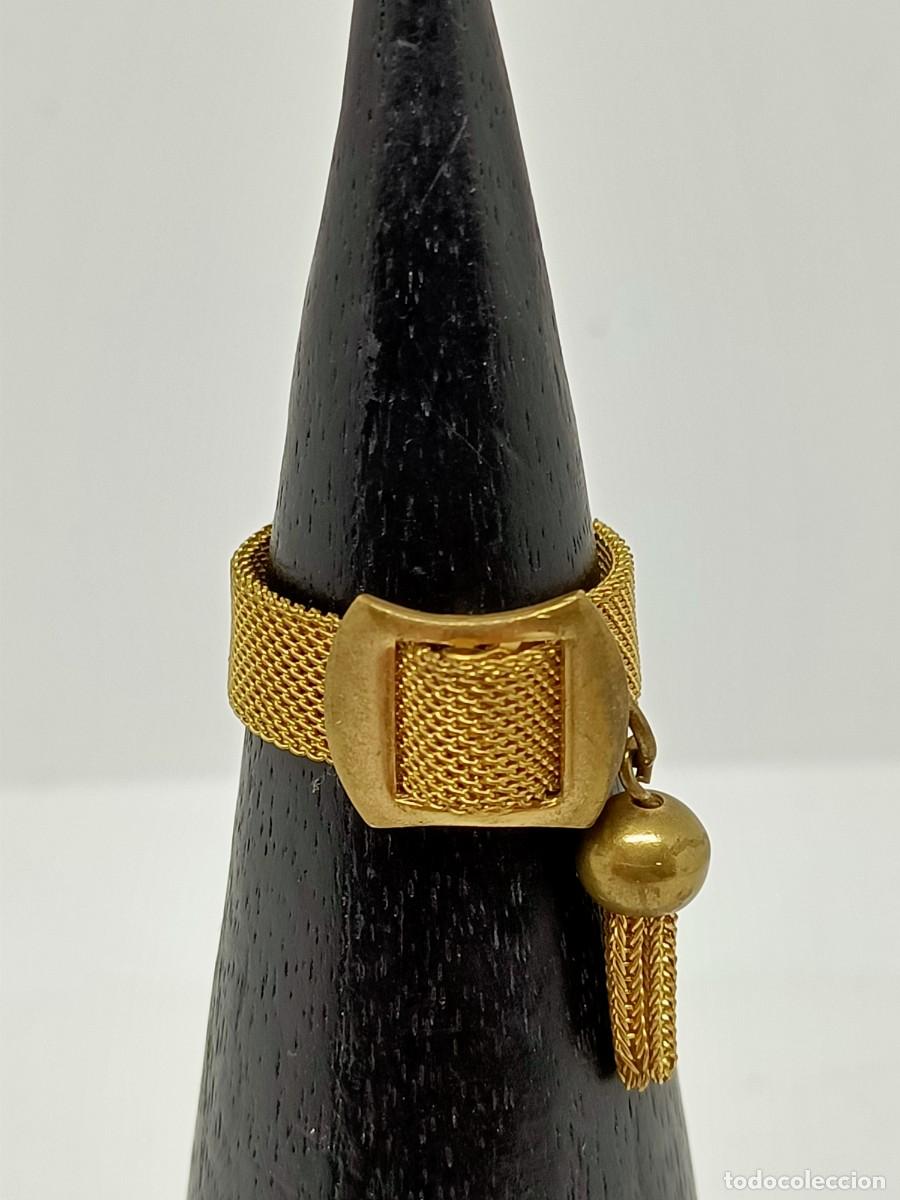Joyeria: Anillo de malla con forma de cintur&oacute;n. - Foto 1