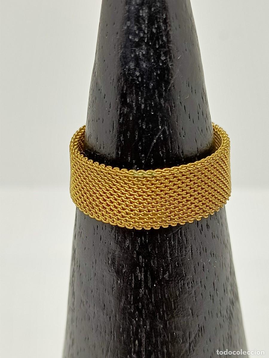 Joyeria: Anillo de malla con forma de cintur&oacute;n. - Foto 2