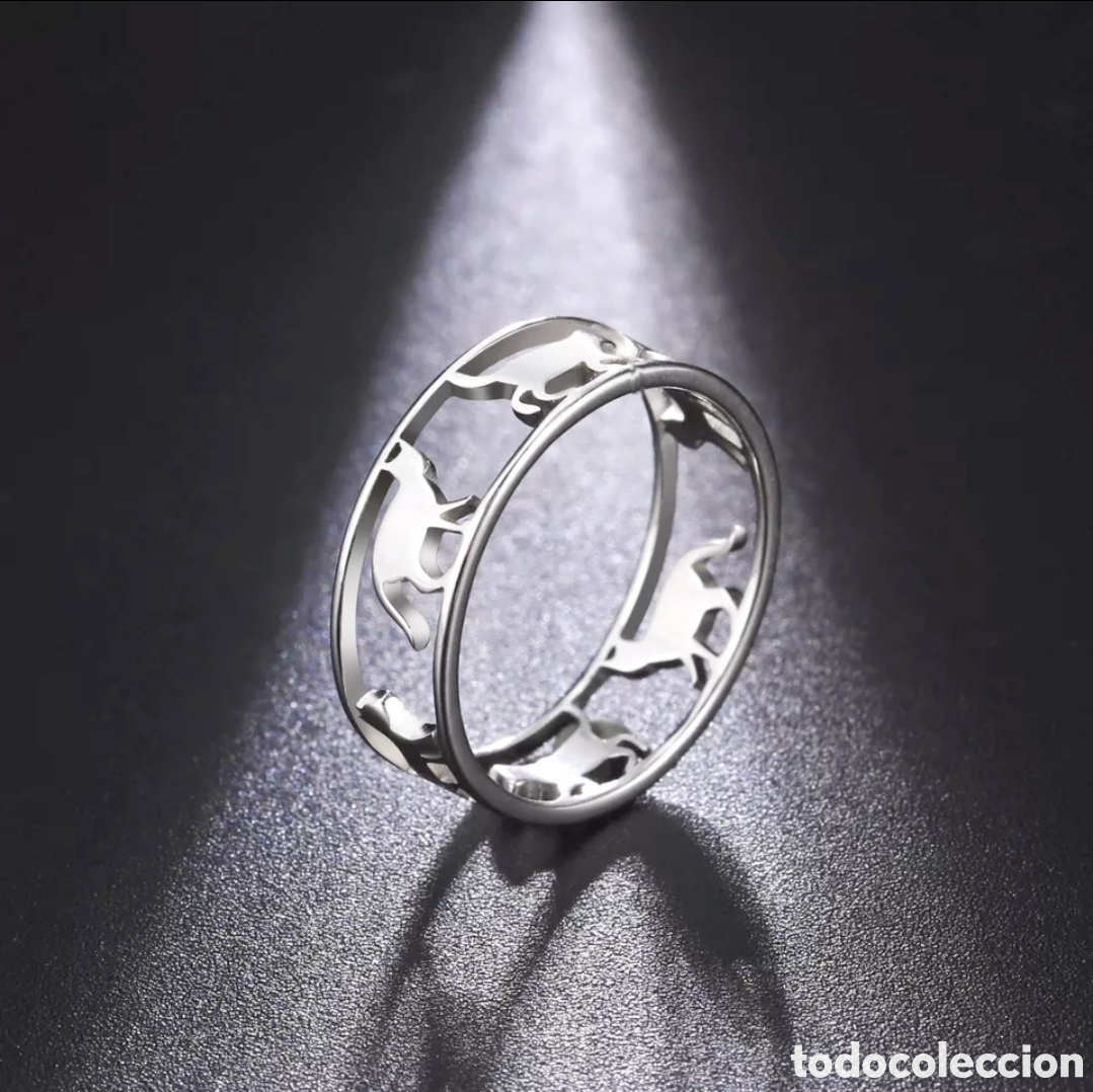 Joyeria: Anillo acero inoxidable gatos ENV&Iacute;O GRATIS!! - Foto 3