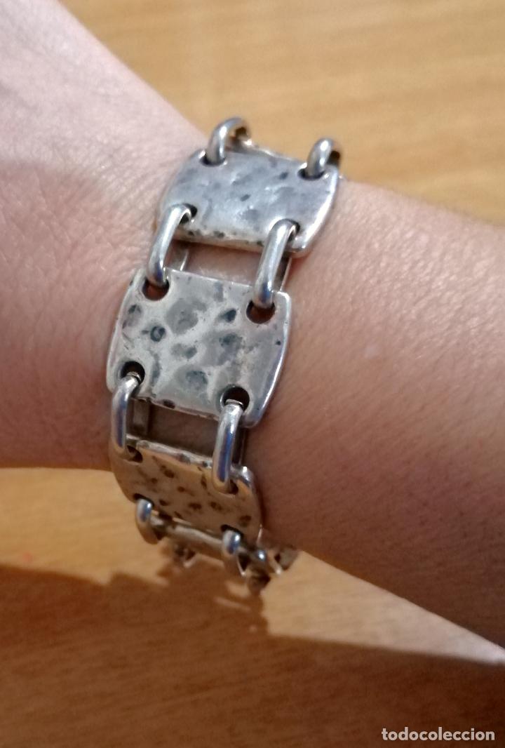 Joyeria: ANTIGUA PULSERA PLATEADA VINTAGE. - Foto 1