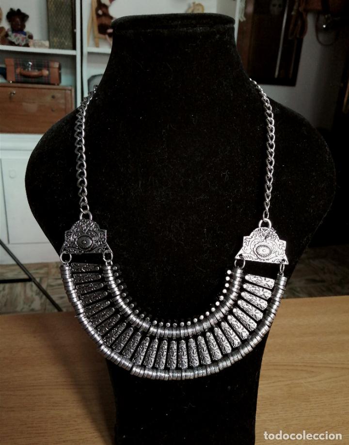 Joyeria: COLLAR MET&Aacute;LICO, PLATEADO. - Foto 4