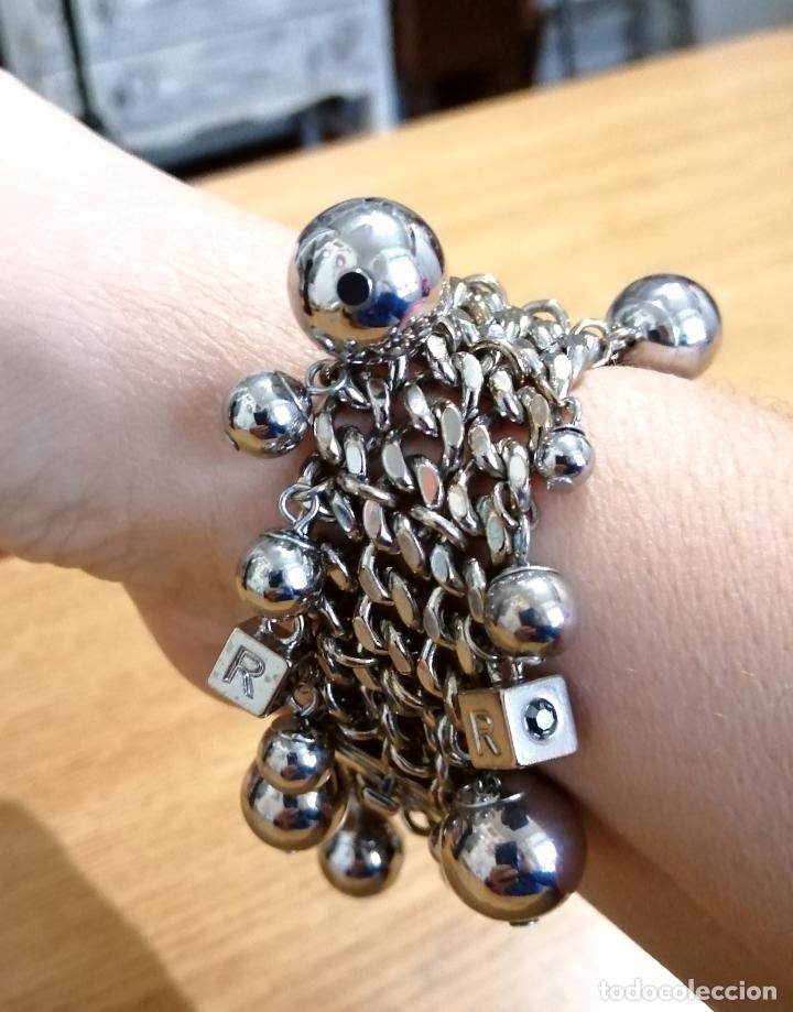 Joyeria: PULSERA DE CADENA MET&Aacute;LICA PLATEADA. - Foto 4