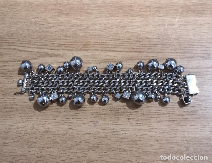 Joyeria: PULSERA DE CADENA MET&Aacute;LICA PLATEADA. - Foto 5