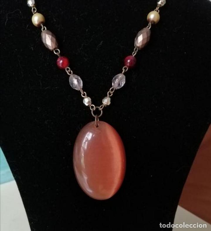 Joyeria: COLLAR CON GRAN COLGANTE DE CRISTAL. - Foto 5