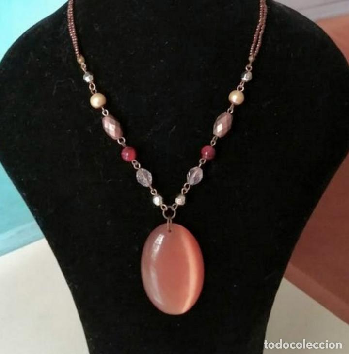 Joyeria: COLLAR CON GRAN COLGANTE DE CRISTAL. - Foto 1