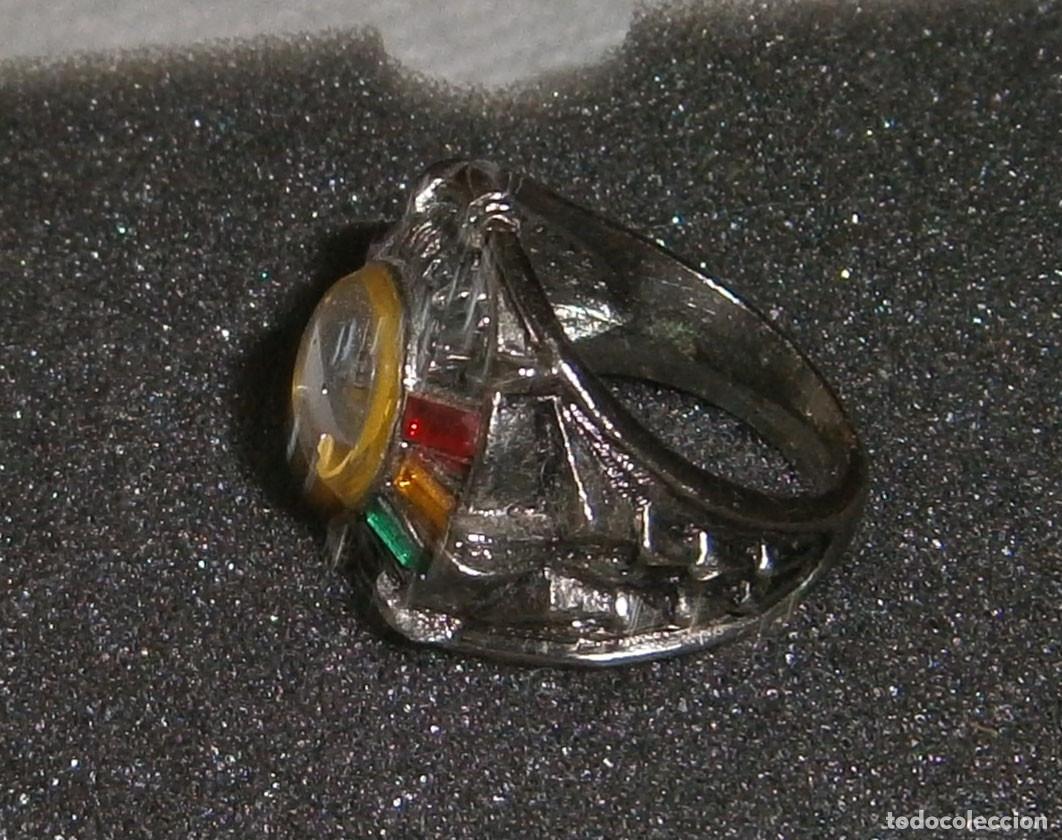 Joyeria: anillo de metal piedra amarilla - Foto 1