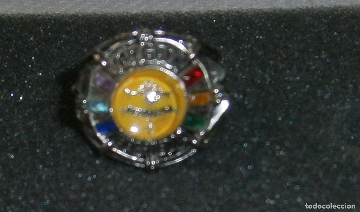 Joyeria: anillo de metal piedra amarilla - Foto 3