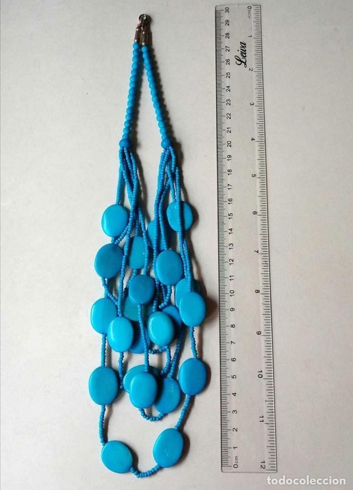 Joyeria: BONITO COLLAR AZUL TURQUESA. - Foto 2