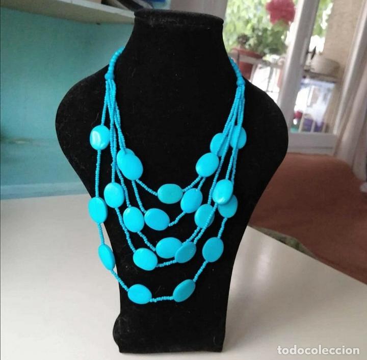 Joyeria: BONITO COLLAR AZUL TURQUESA. - Foto 4