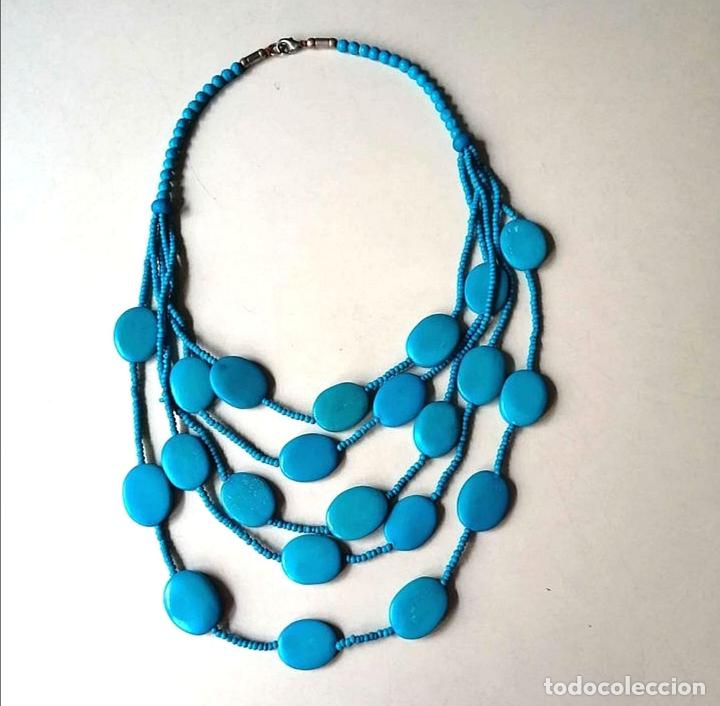 Joyeria: BONITO COLLAR AZUL TURQUESA. - Foto 6