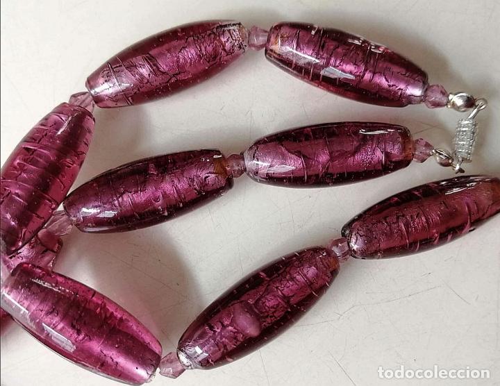 Joyeria: COLLAR CON CUENTAS DE CRISTAL ROSADO. - Foto 5