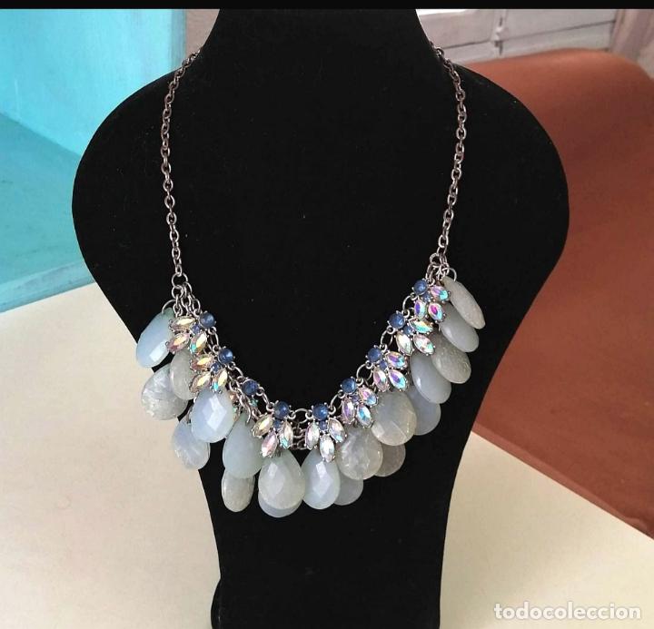 Joyeria: COLLAR PLATEADO, CON PEDRER&Iacute;A. - Foto 1