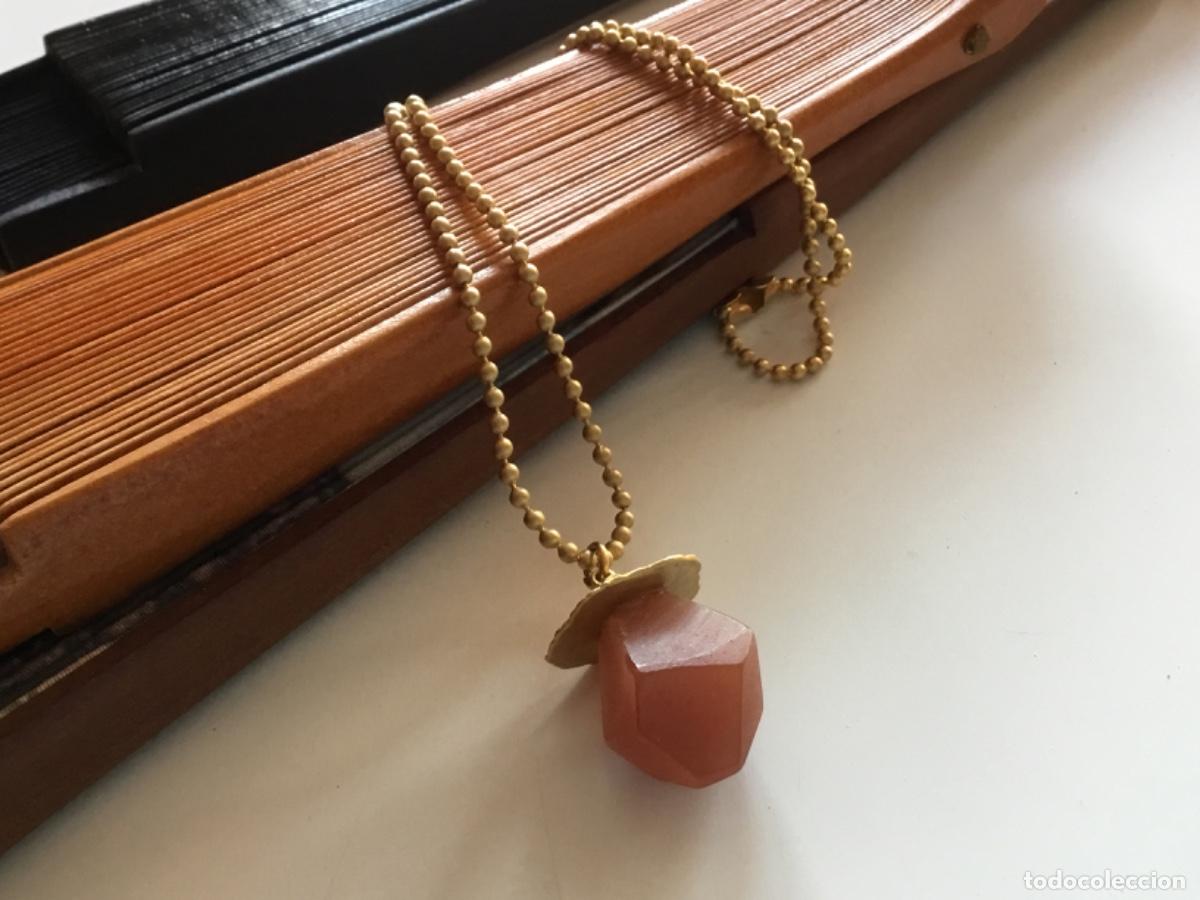 Joyeria: Gargantilla chapada en oro mate con colgante - Foto 1
